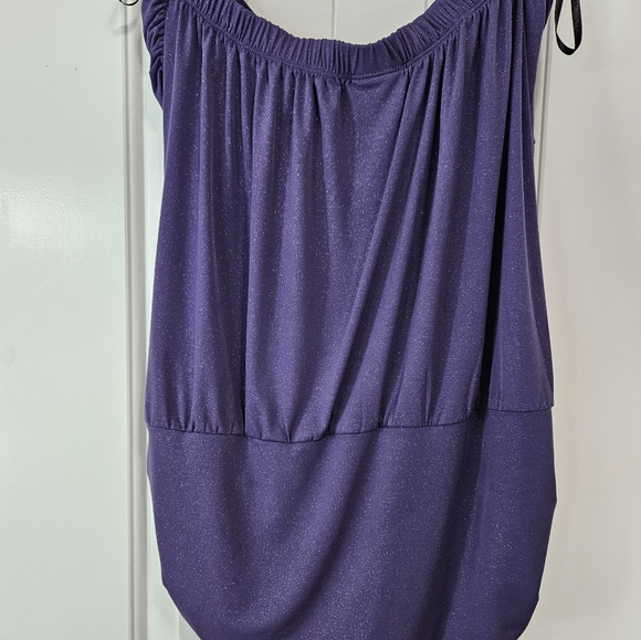 Torrid Shimmer Strapless Top sz 0 - Picture 4 of 7